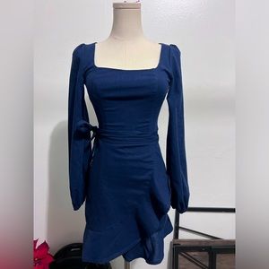 THE VILLA MINI DRESS NAVY